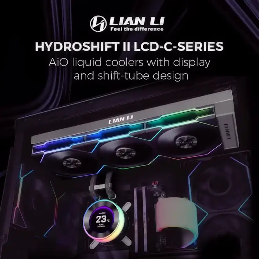 Montaje Refrigeración Líquida LIAN LI Hydroshift II LCD Gaming PC Robregordo Montaje Refrigeración Líquida LIAN LI Hydroshift II LCD Gaming PC Robregordo